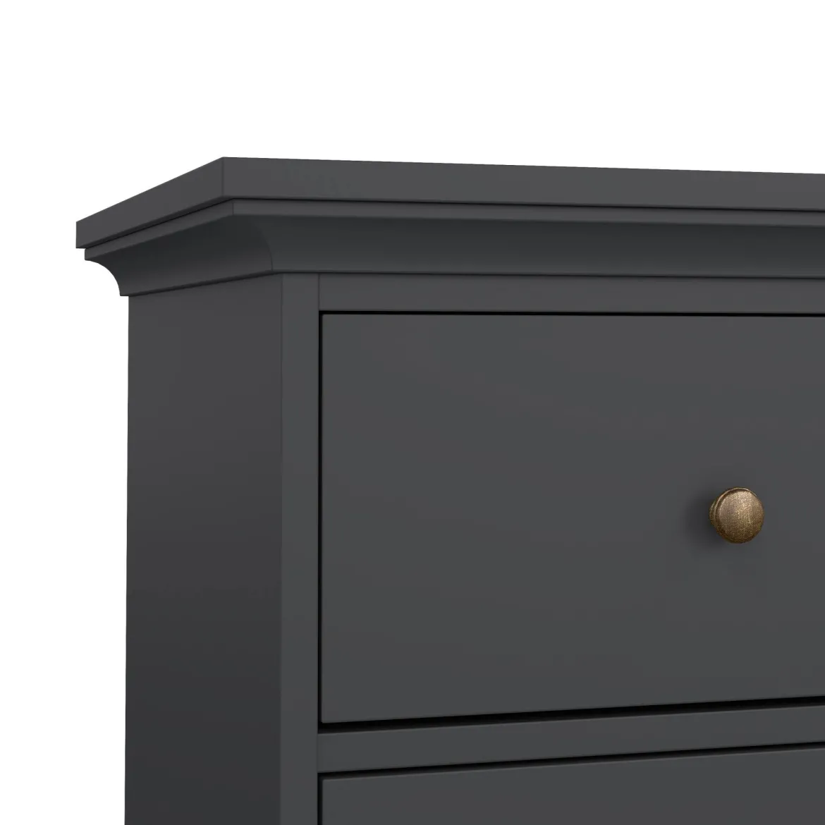 Cassettiera in legno grigia 183x86h cm - Asiagela