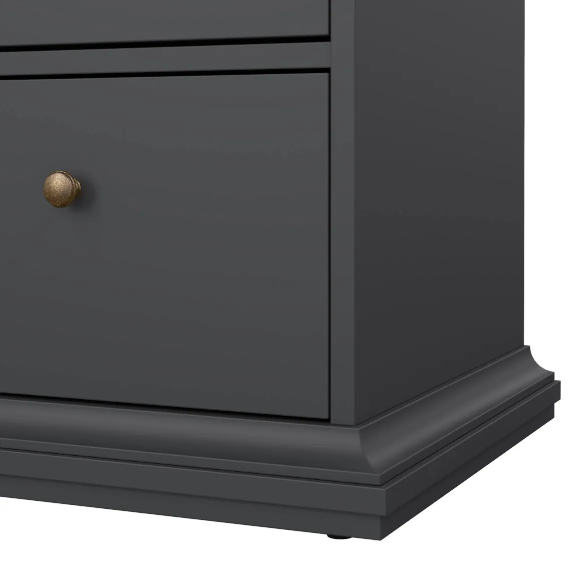 Cassettiera in legno grigia 183x86h cm - Asiagela