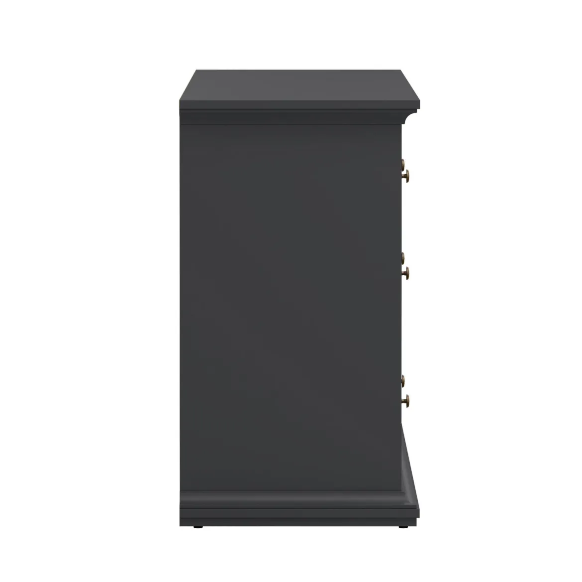 Cassettiera in legno grigia 183x86h cm - Asiagela