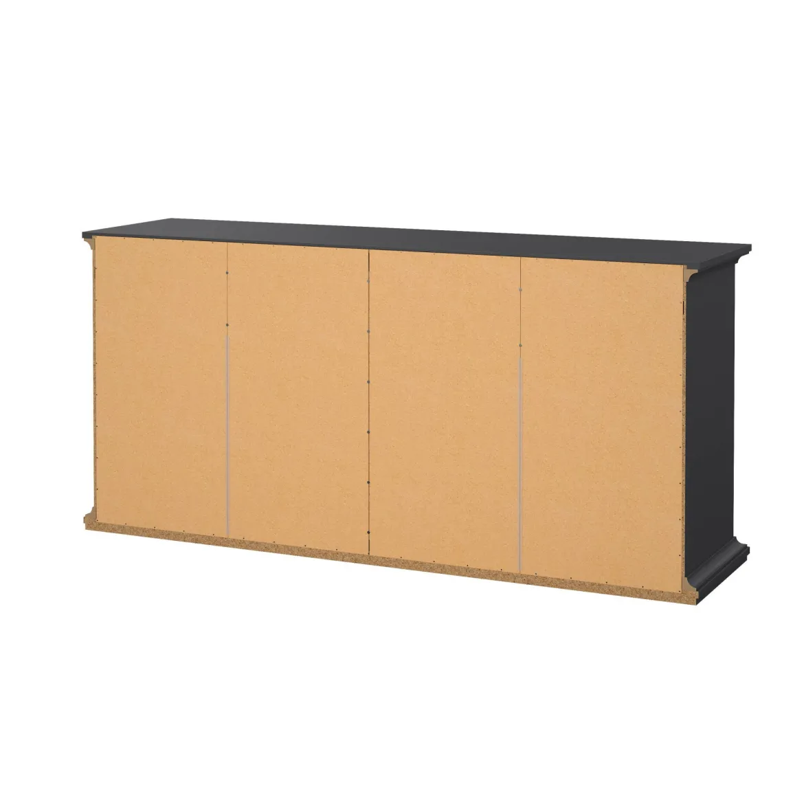 Cassettiera in legno grigia 183x86h cm - Asiagela