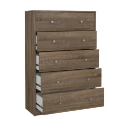 Cassettiera in legno noce 72x108h cm - Contessa