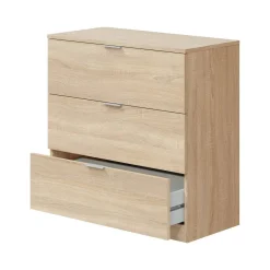 Cassettiera in legno rovere 82x79h cm - Sagar