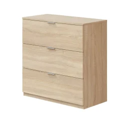 Cassettiera in legno rovere 82x79h cm - Sagar