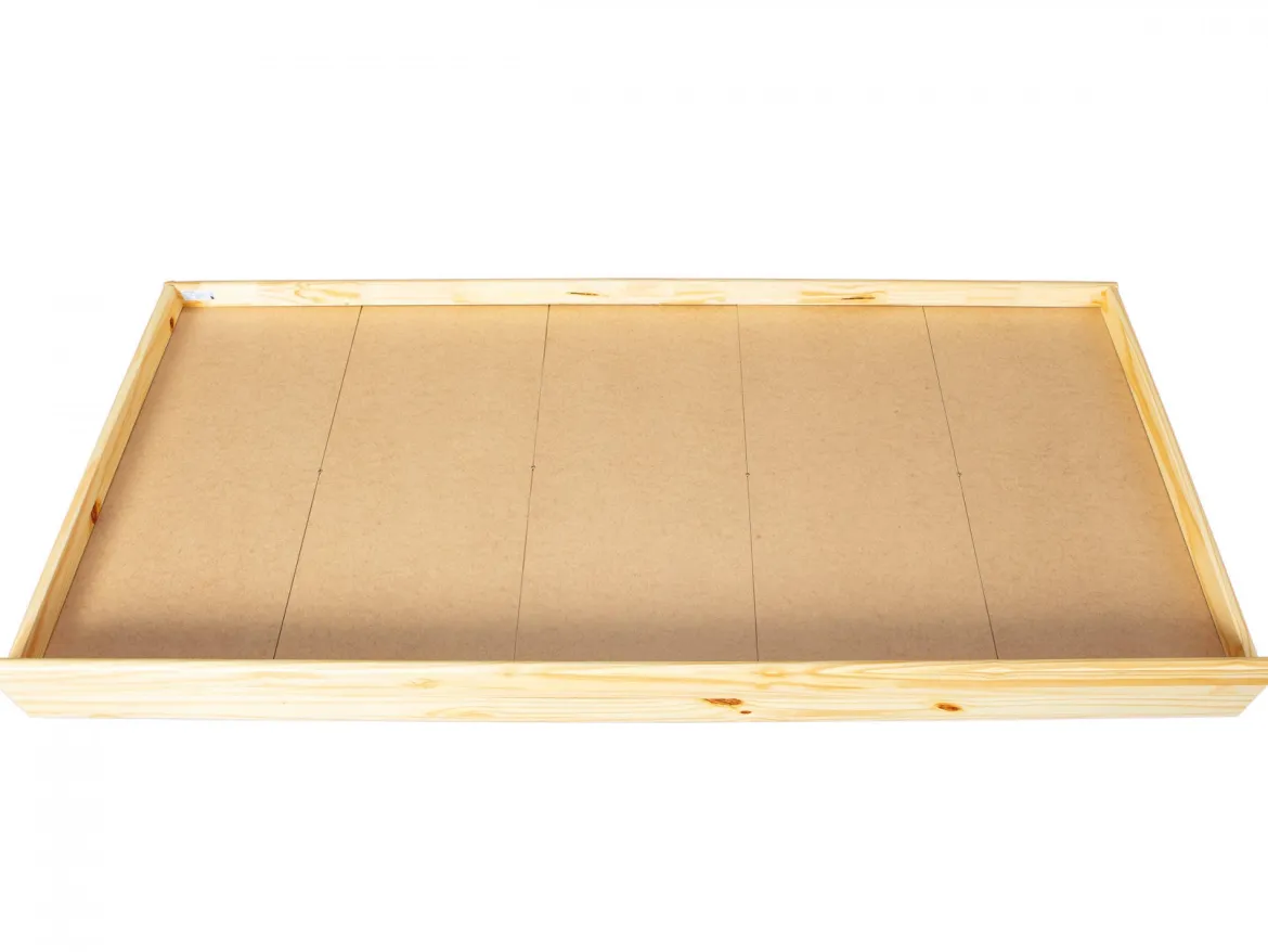 Cassettiera Marrone Rovere un Cassetto Apertura Scorrevole 199x22x94h cm, Chiusura Scorrevole - Casape