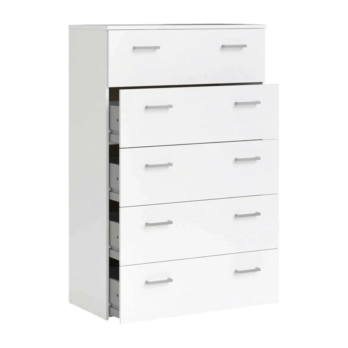 Cassettiera minimal bianca 74x114h cm - Aikol