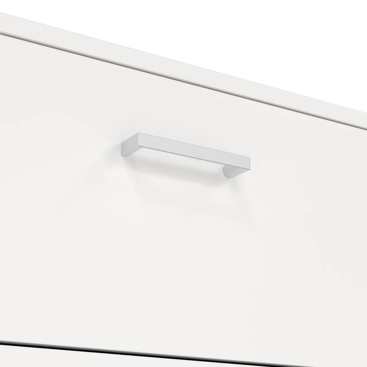Cassettiera minimal bianca 74x114h cm - Aikol