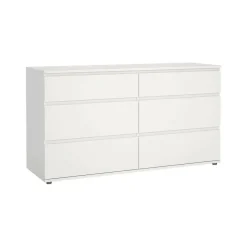 Cassettiera moderna bianca 153x83h cm - Albacore