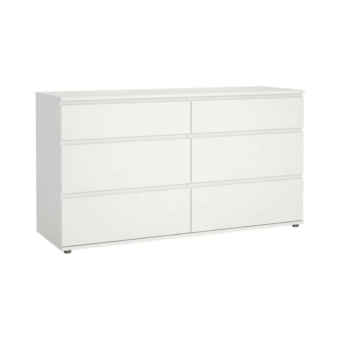 Cassettiera moderna bianca 153x83h cm - Albacore