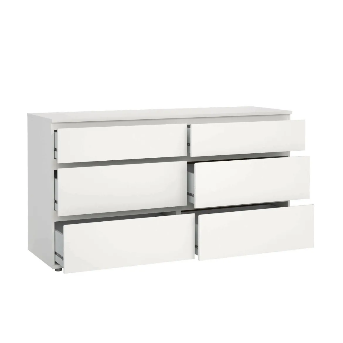 Cassettiera moderna bianca 153x83h cm - Albacore