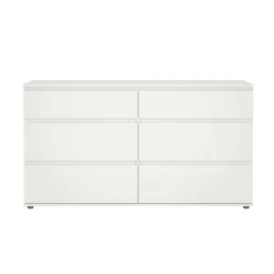 Cassettiera moderna bianca 153x83h cm - Albacore