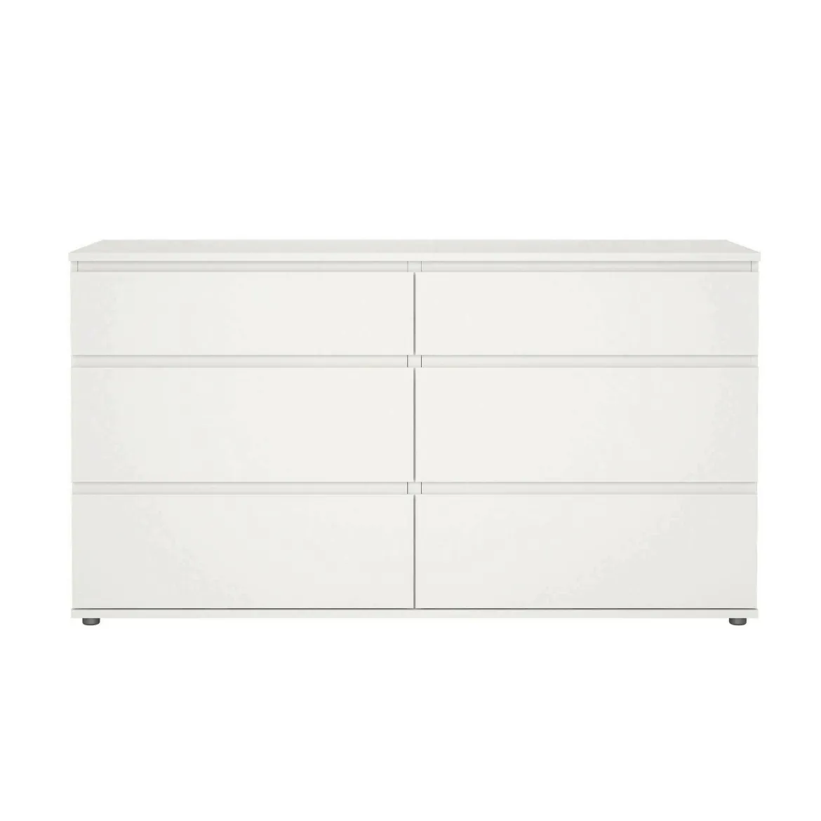 Cassettiera moderna bianca 153x83h cm - Albacore