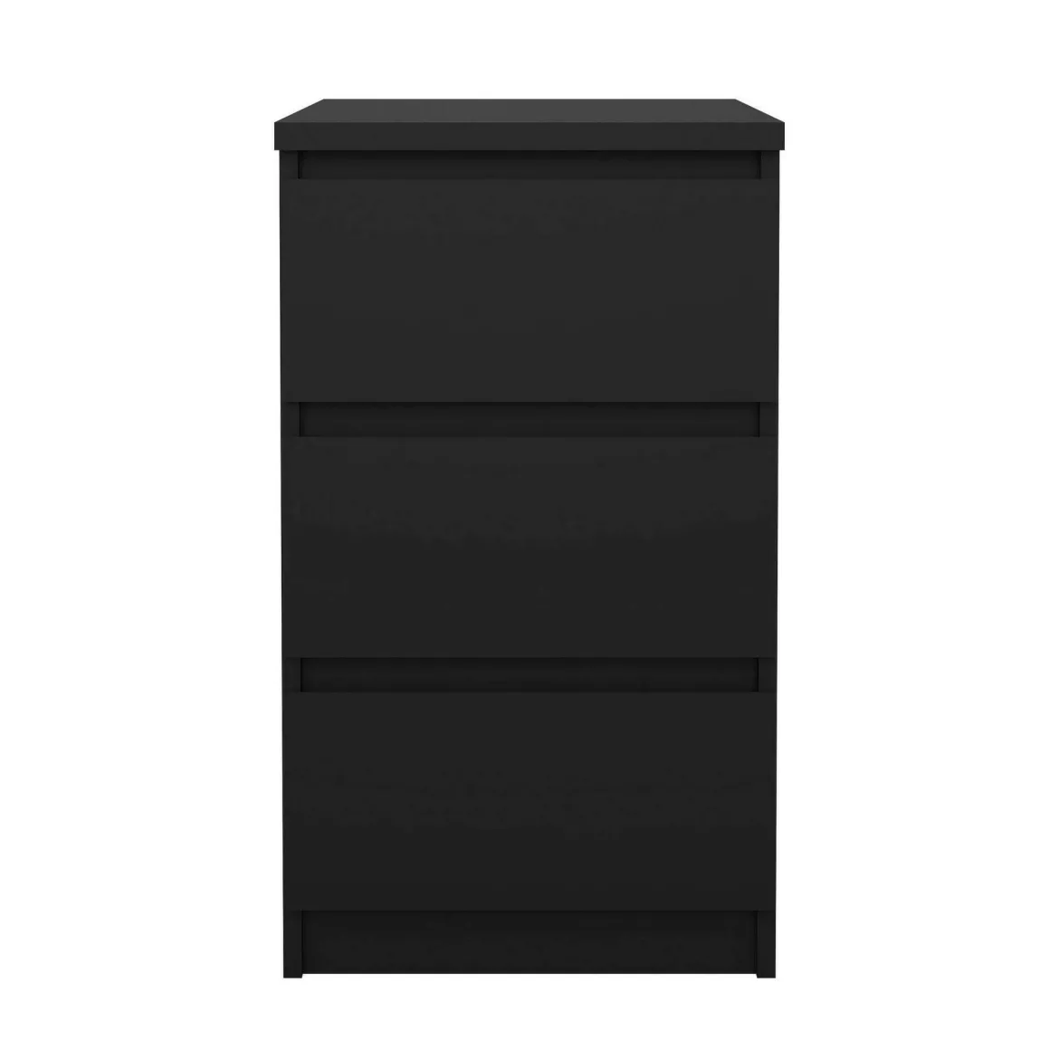 Cassettiera moderna nera 50x70h cm - Accudino