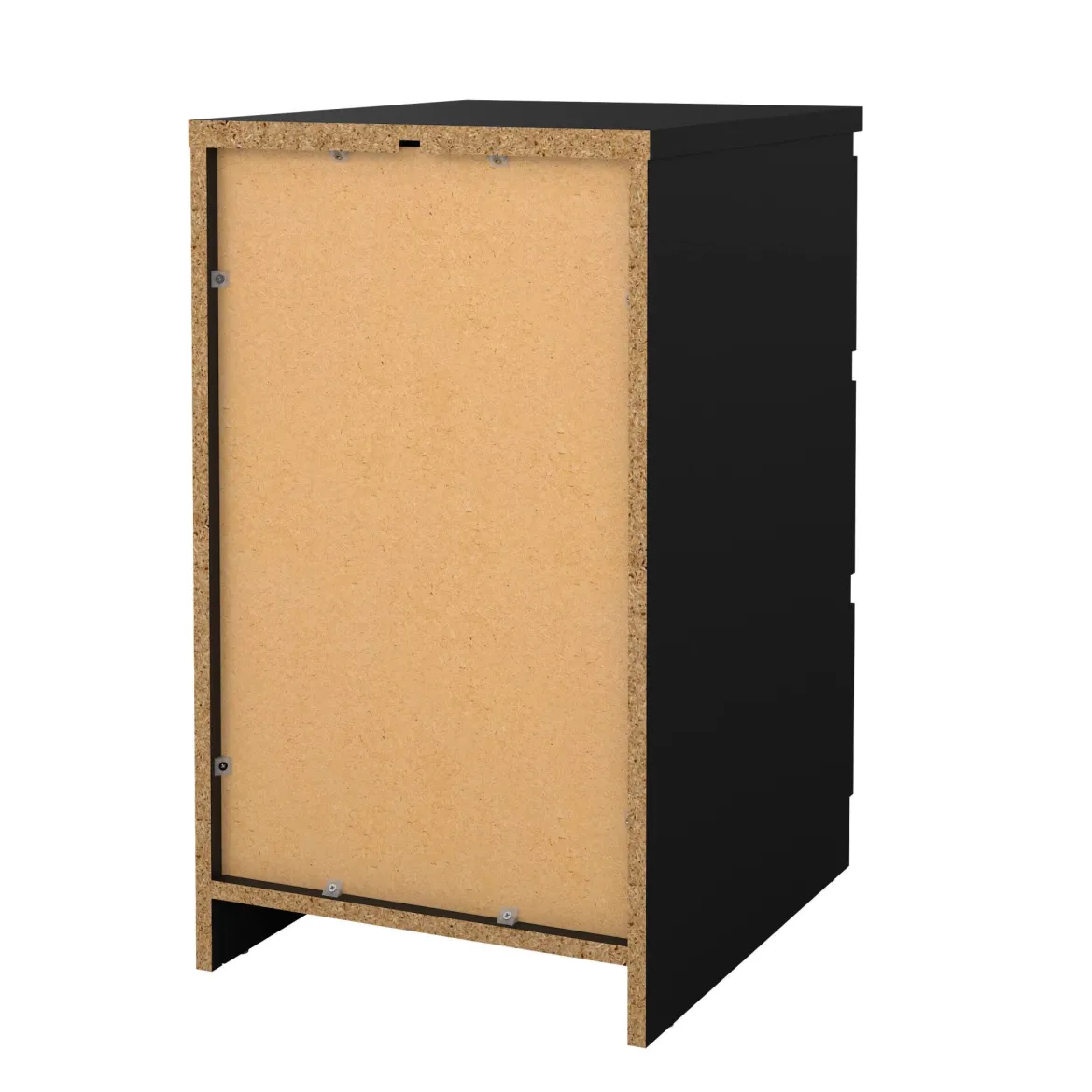Cassettiera moderna nera 50x70h cm - Accudino