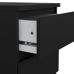 Cassettiera moderna nera 50x70h cm - Accudino