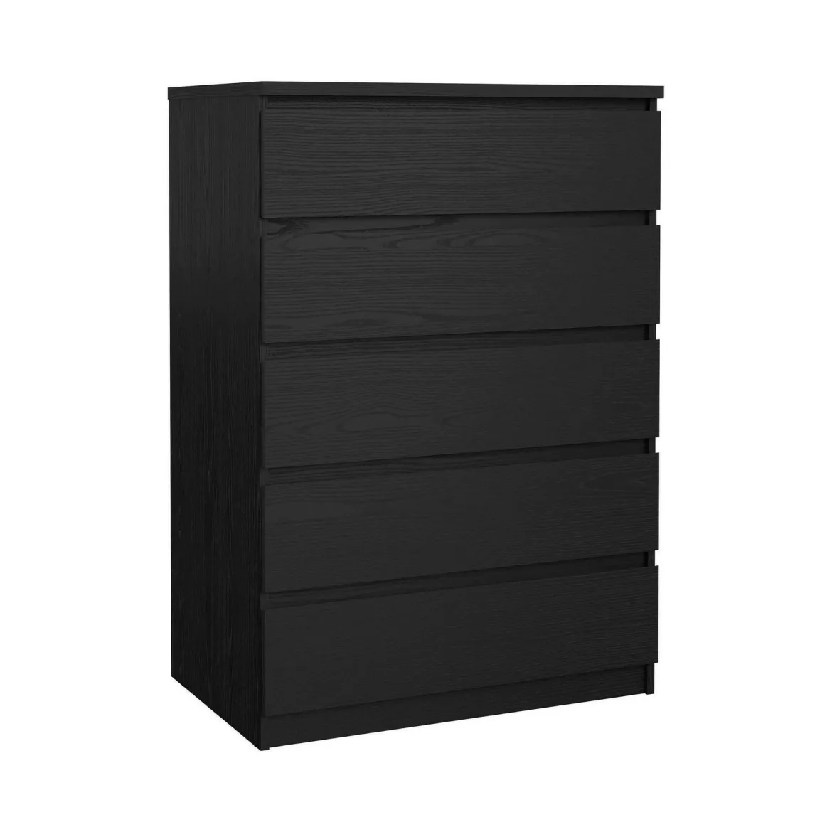 Cassettiera moderna nera 76x111h cm - Lucy