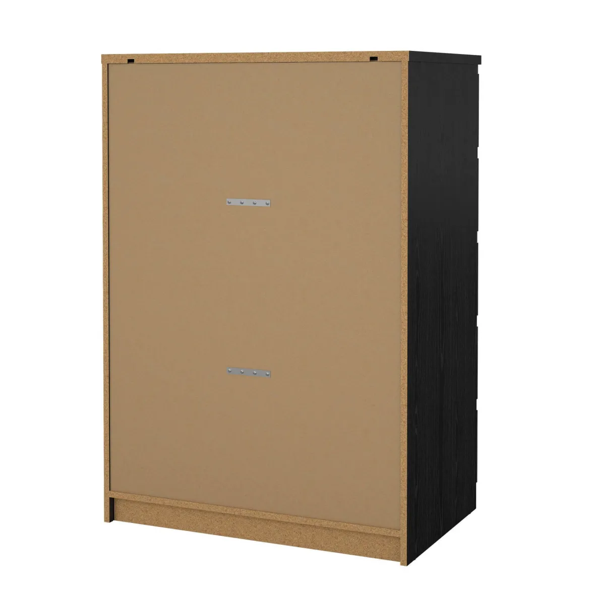 Cassettiera moderna nera 76x111h cm - Lucy