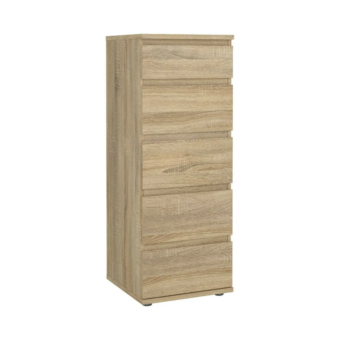 Cassettiera moderna quercia 40x106h cm - Abelarda