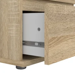 Cassettiera moderna quercia 40x106h cm - Abelarda