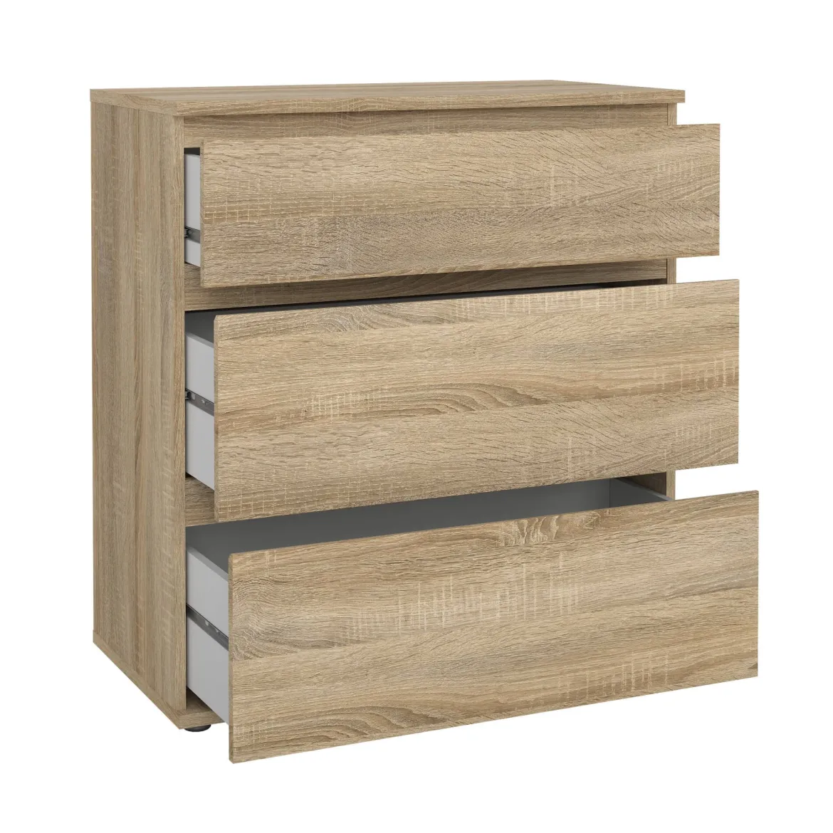 Cassettiera moderna quercia 76x83h cm - Aski