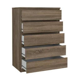 Cassettiera moderna rovere 77x111h cm - Ansel