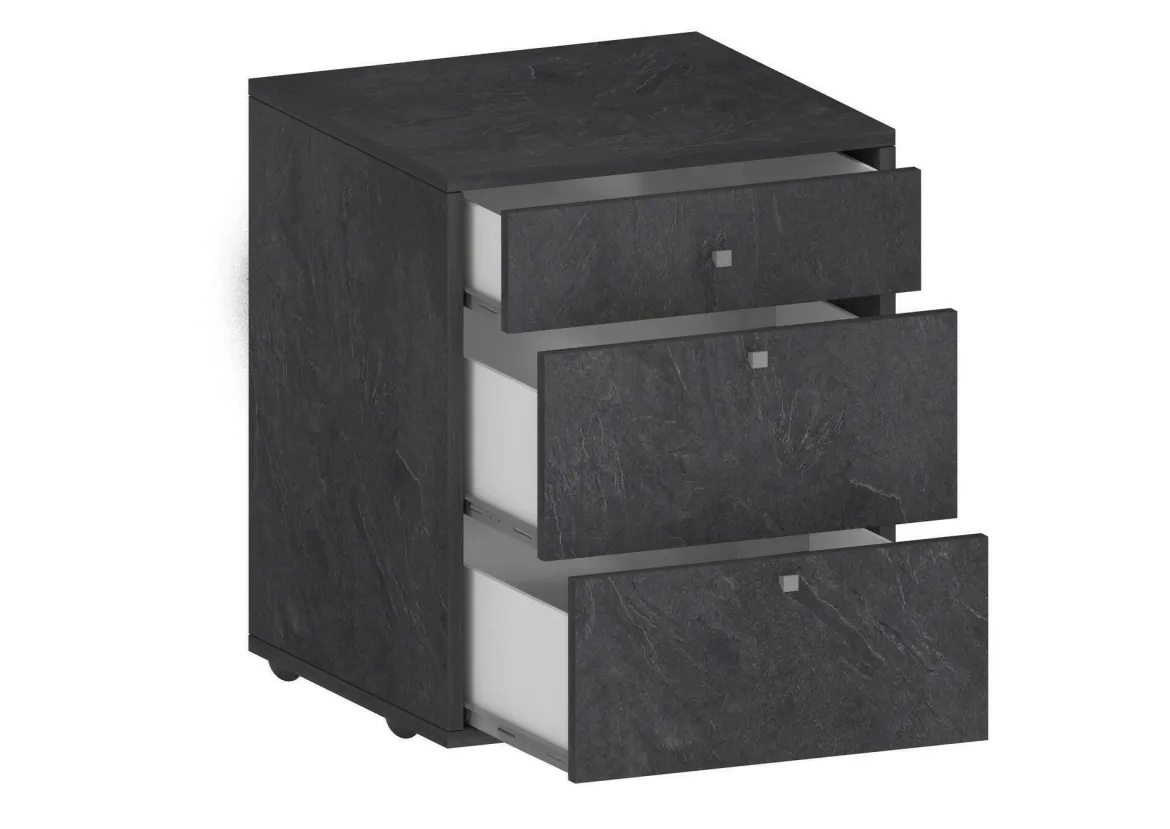 Cassettiera piccola ardesia 47x61h cm - Asgabat