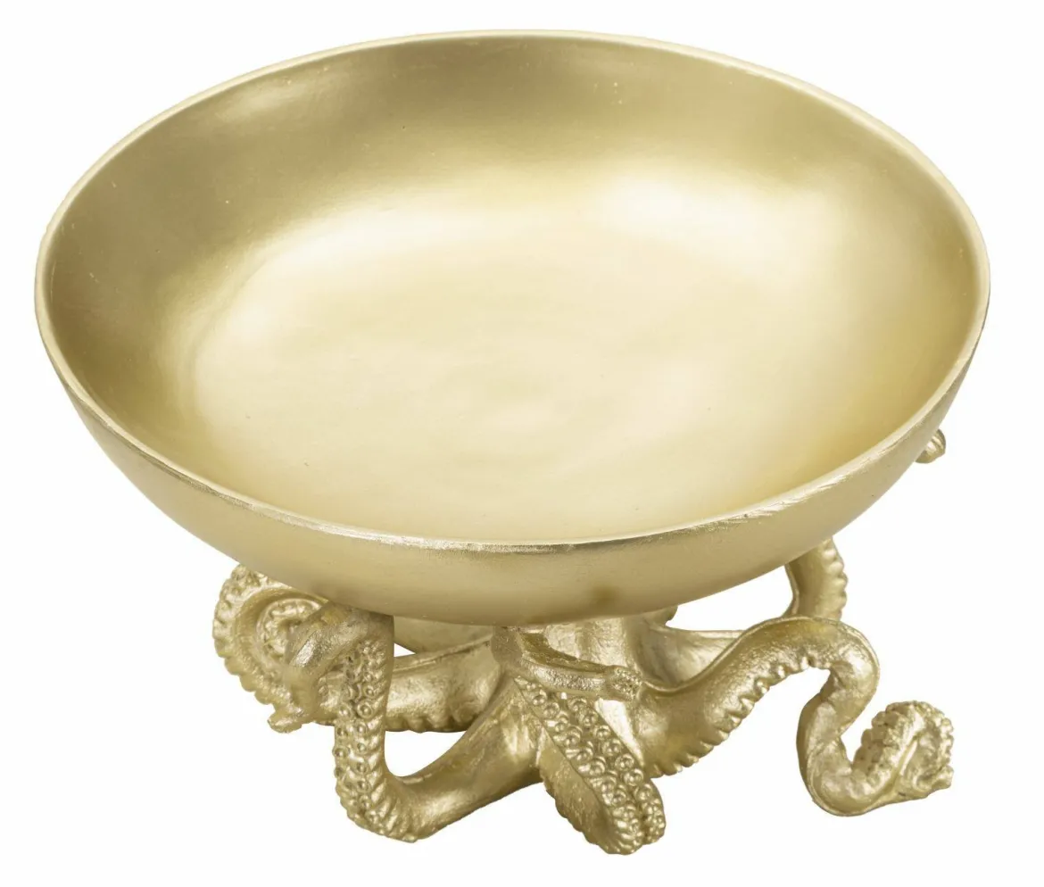 Ciotola Roy, 30x30 h18 cm, Oro