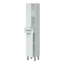 Colonna 2 ante minimal 35x182h cm bianco lucido - Alka