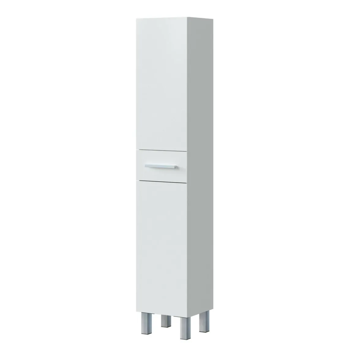 Colonna 2 ante minimal 35x182h cm bianco lucido - Alka