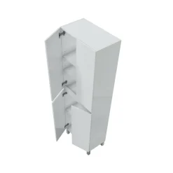 Colonna lavanderia 4 ante 60x182h cm bianco lucido - Fabian