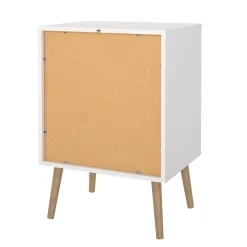 Comodino 1 anta bianco 50x39x72h cm - Antenati
