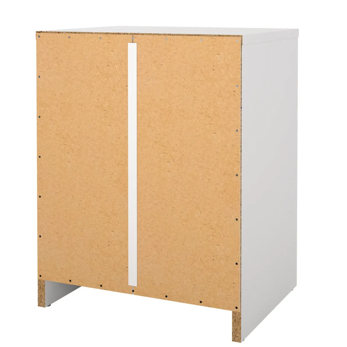 Comodino 1 cassetto bianco 37x35x47h cm - Giustina