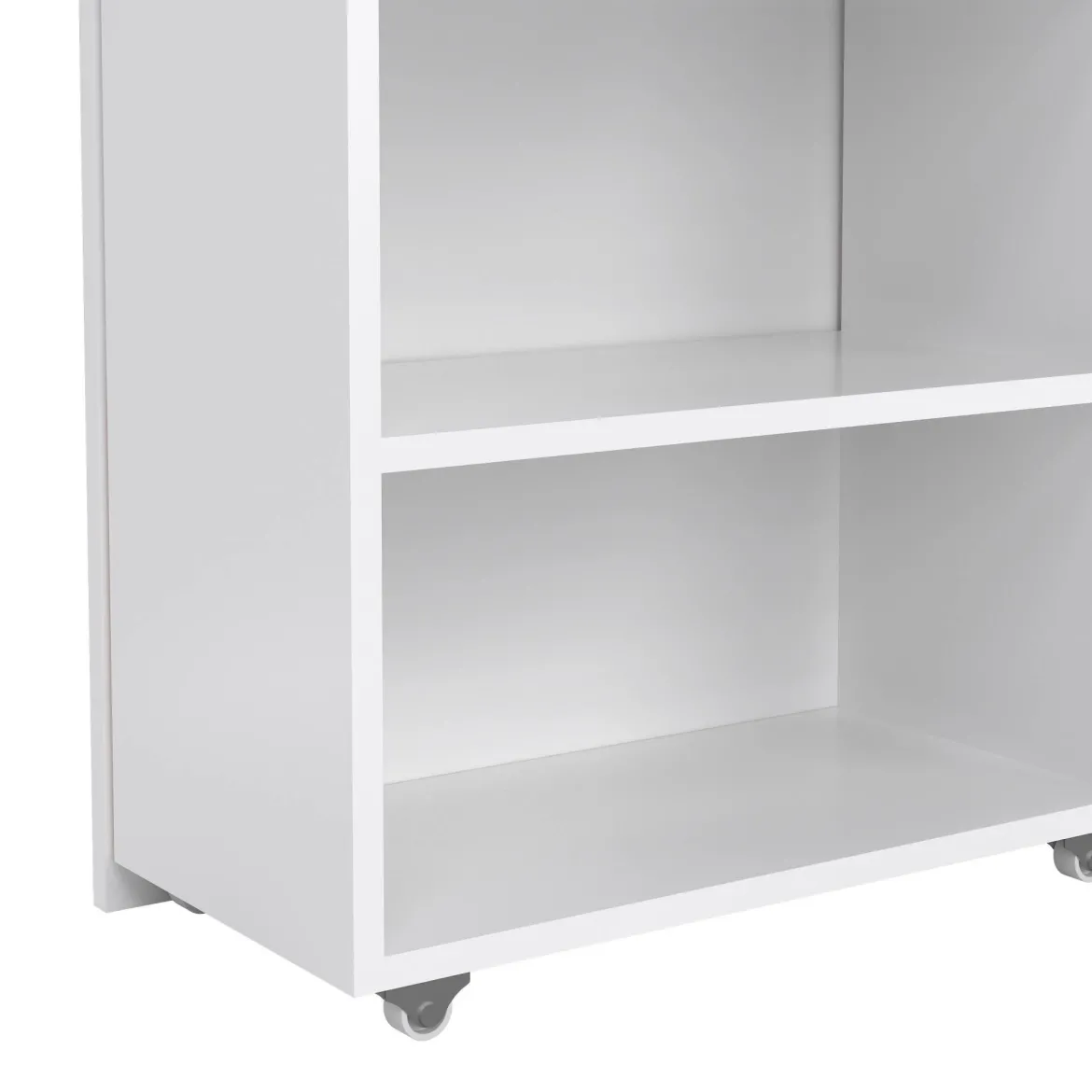 Comodino classico bianco lucido 164x26x79h cm - Delfino