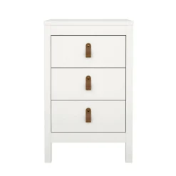 Comodino in legno bianco 43x38x70h cm - Lombardia