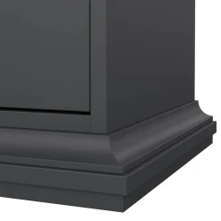 Comodino in legno grigio 43x40x69h cm - Mauricette