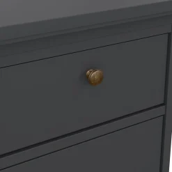 Comodino in legno grigio 43x40x69h cm - Mauricette