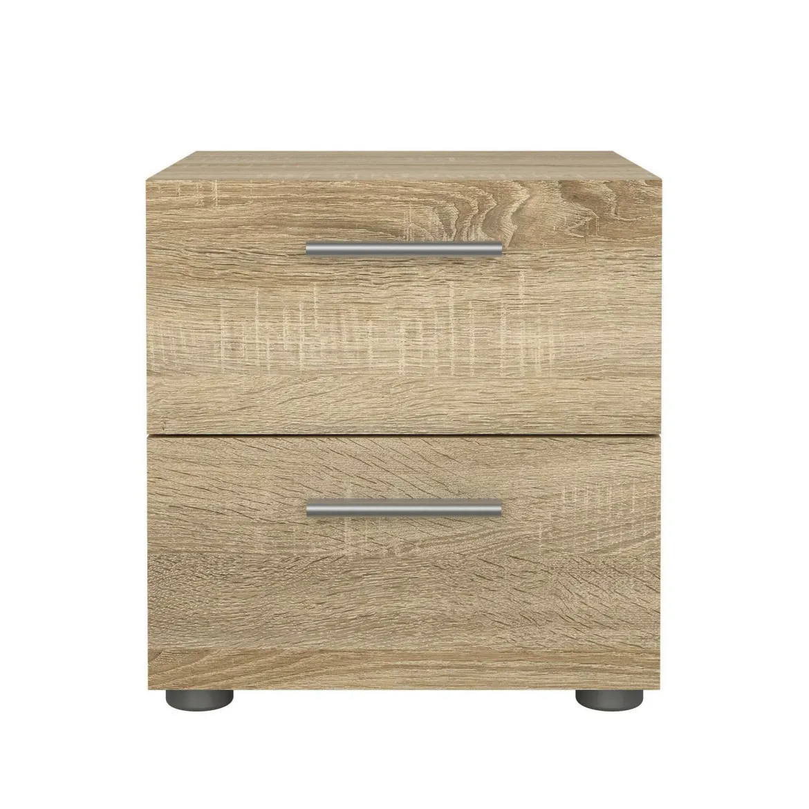 Comodino in legno quercia 52x45x46h cm - Noul