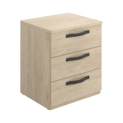 Comodino in legno rovere 50x40x49h cm - Azar