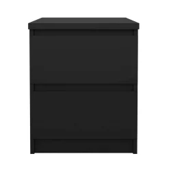 Comodino minimal nero 50x40x49h cm - Daiki