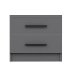 Comodino moderno antracite 50x47x40h cm - Iune