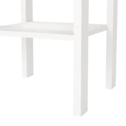 Comodino moderno bianco 40x34x70h cm - Inday