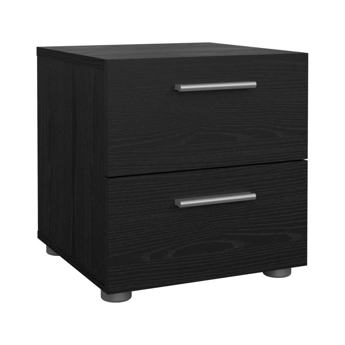 Comodino moderno nero 40x40x42h cm - Apolla