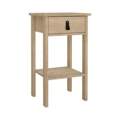 Comodino moderno rovere 43x40x59h cm - Jean