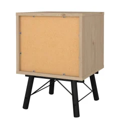 Comodino moderno rovere 43x40x59h cm - Jean