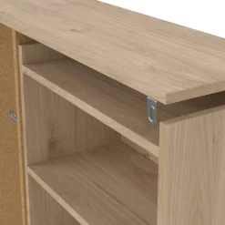 Comodino 7 ripiani rovere 144x26x79h cm - Arnaboldi