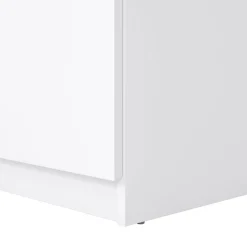 Comodino 1 ripiano bianco lucido 50x34x49h cm - Armageddo