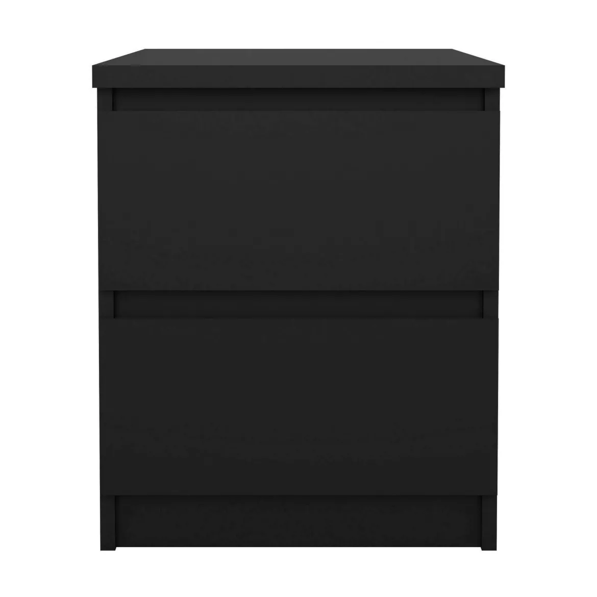 Comodino 1 ripiano nero 50x40x49h cm - Azar