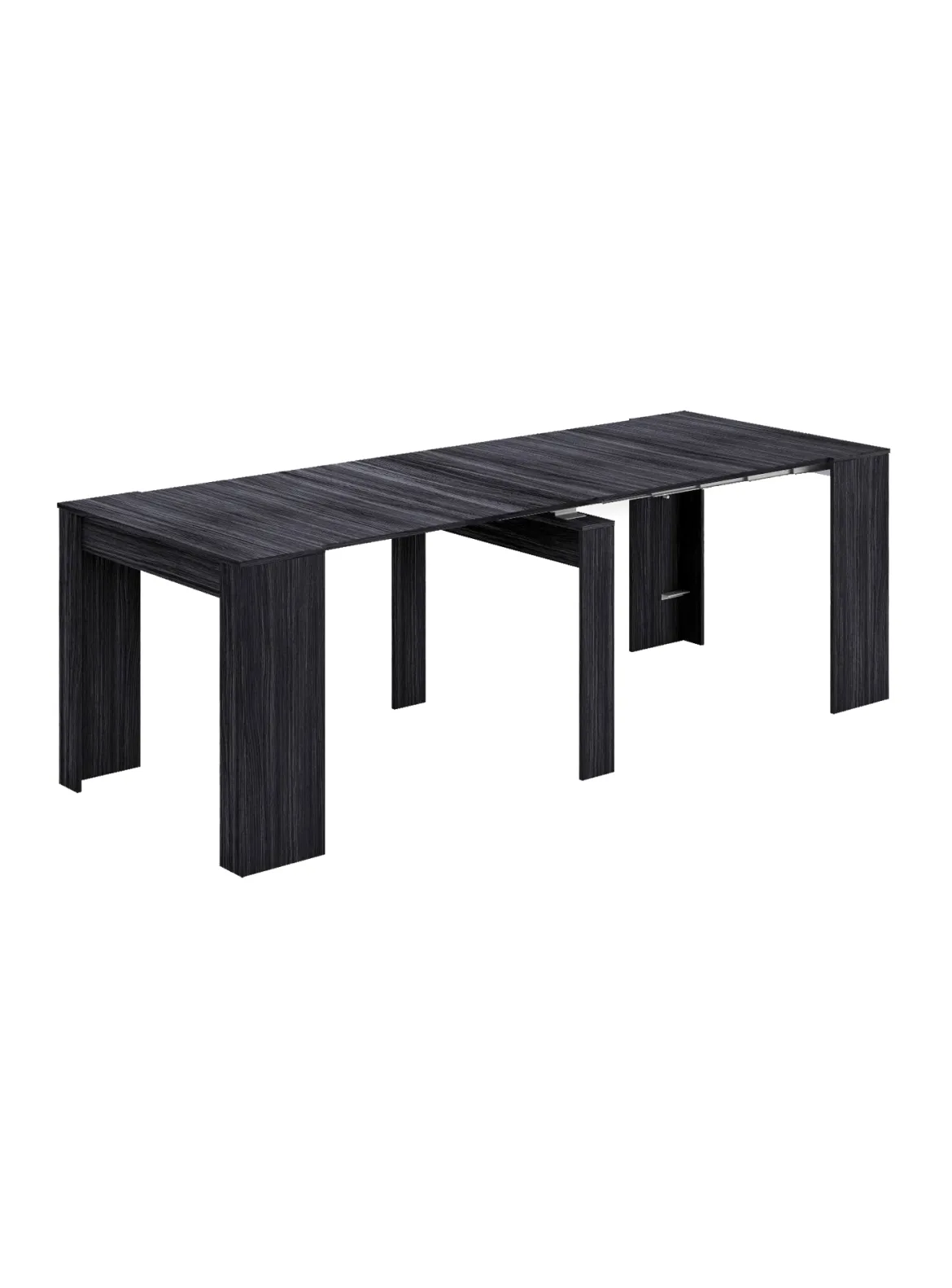 Consolle allungabile Diluna, 51/237x90h78 cm, Grigio Cenere