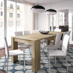 Consolle allungabile legno 4-10 posti rovere - Abicitren
