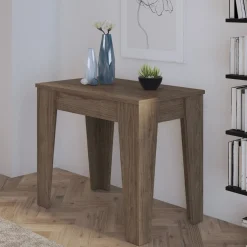 Consolle Allungabile Marrone Rovere Allungabile 12 Posti 305.6x90x75.2h cm, Meccanismo Estensione Allunghe Centrali - Gizio