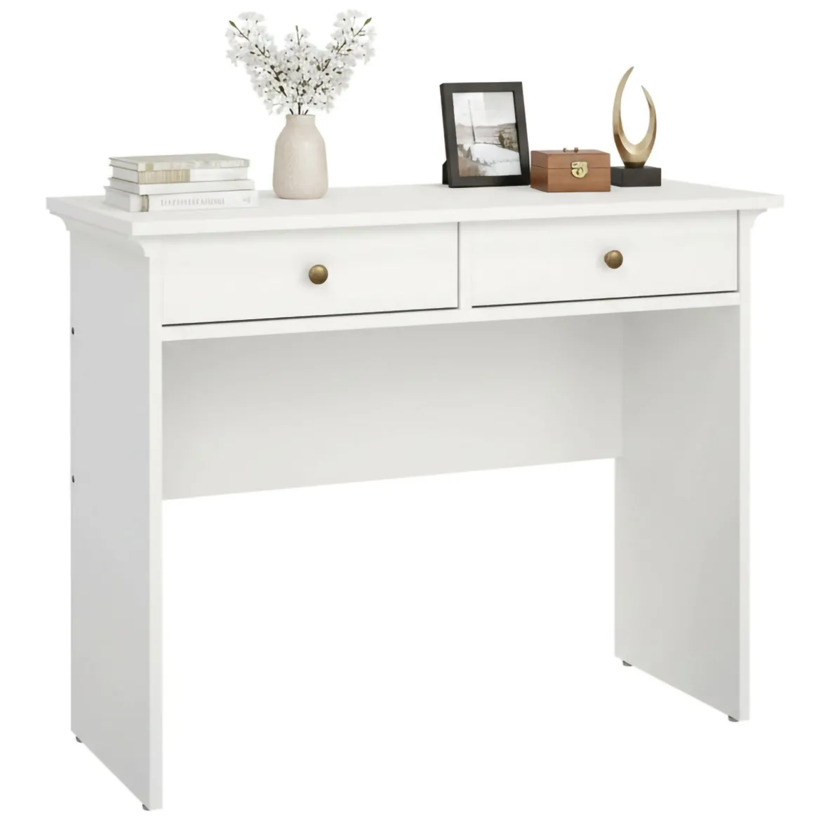Consolle classica 102x41x80h cm bianco - Barile